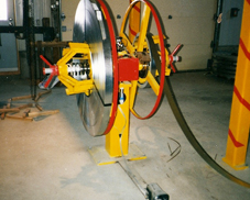 Double unwinding <br>
							    with brakesm